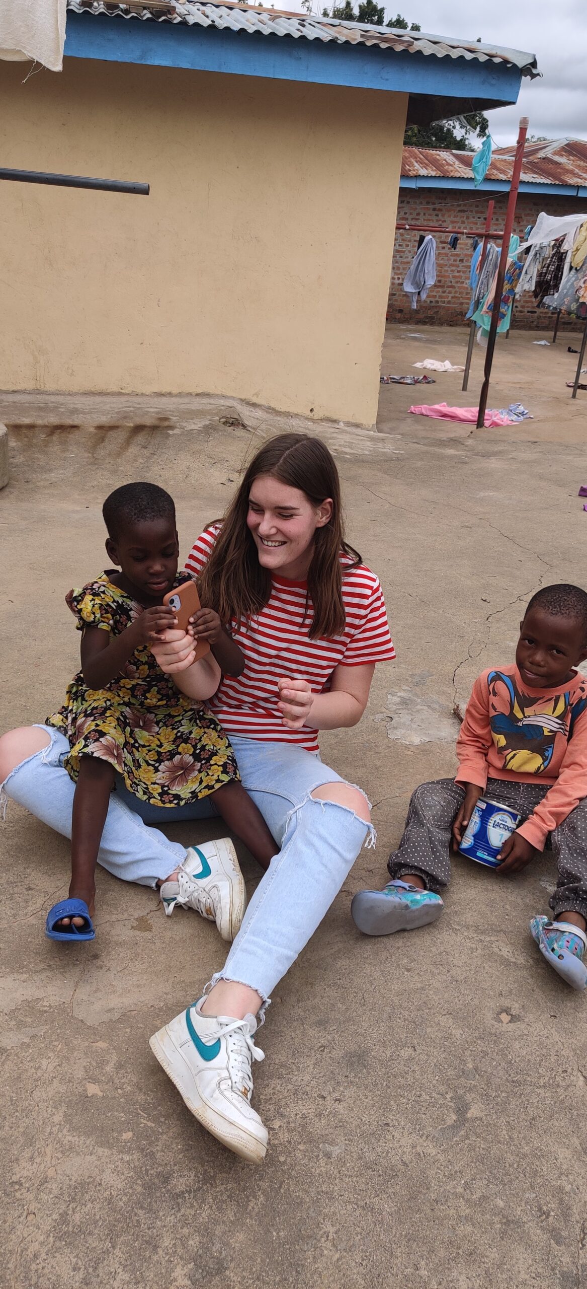 Travellers taking part in a Go Vision Tanzania community, culture and safari journey