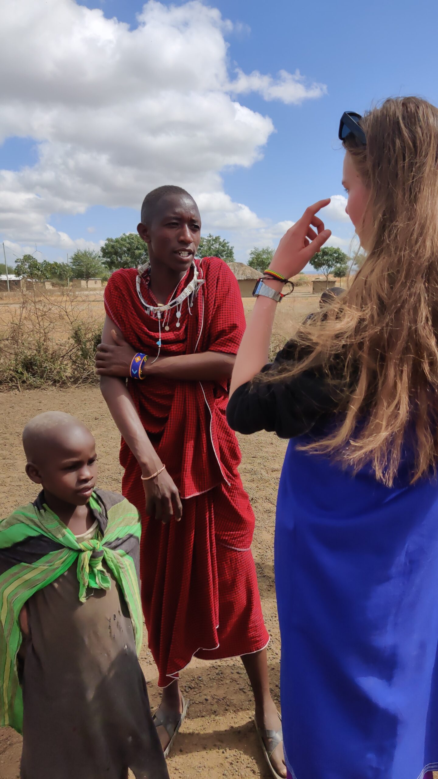 Go Vision community experience during the Tanzania Give-Back Tour